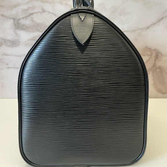 Louis Vuitton speedy 30 black epi - Picture 3 of 16